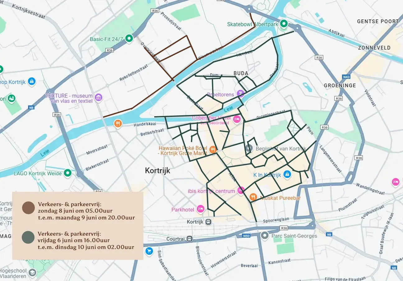 map verboden straten