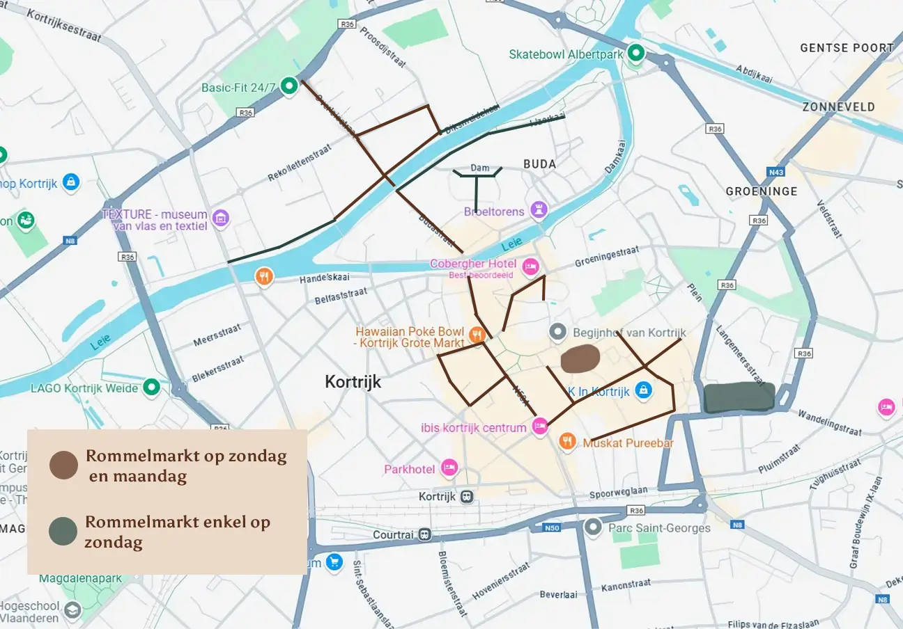 map verboden straten